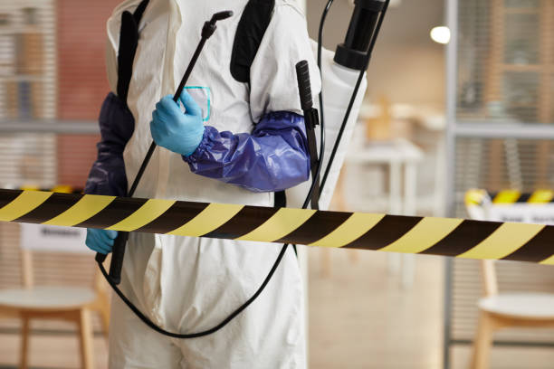 Professional Biohazard technician working in Green Forest, AR